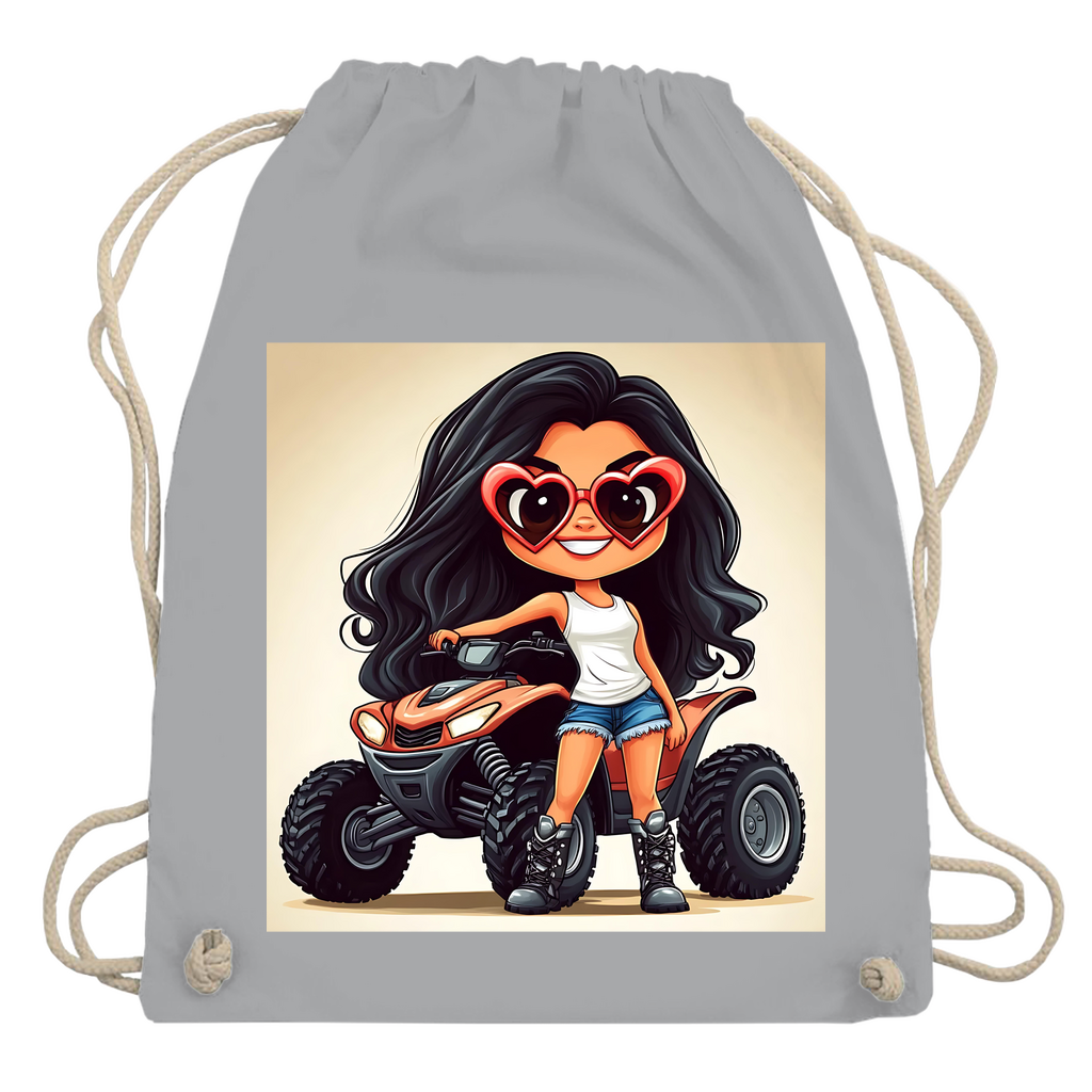 Turnbeutel Quad Herzbrille