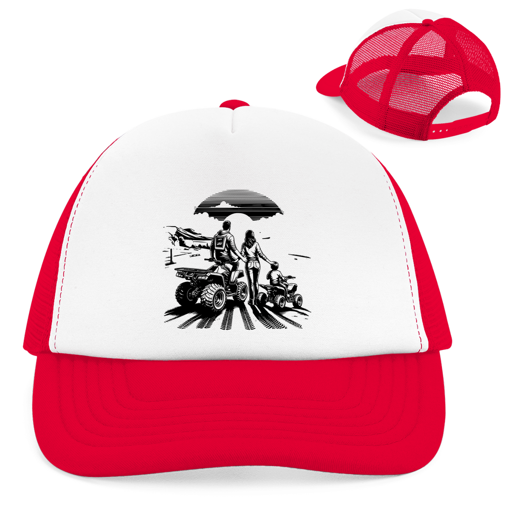 Retro Trucker Cap Quad Familie