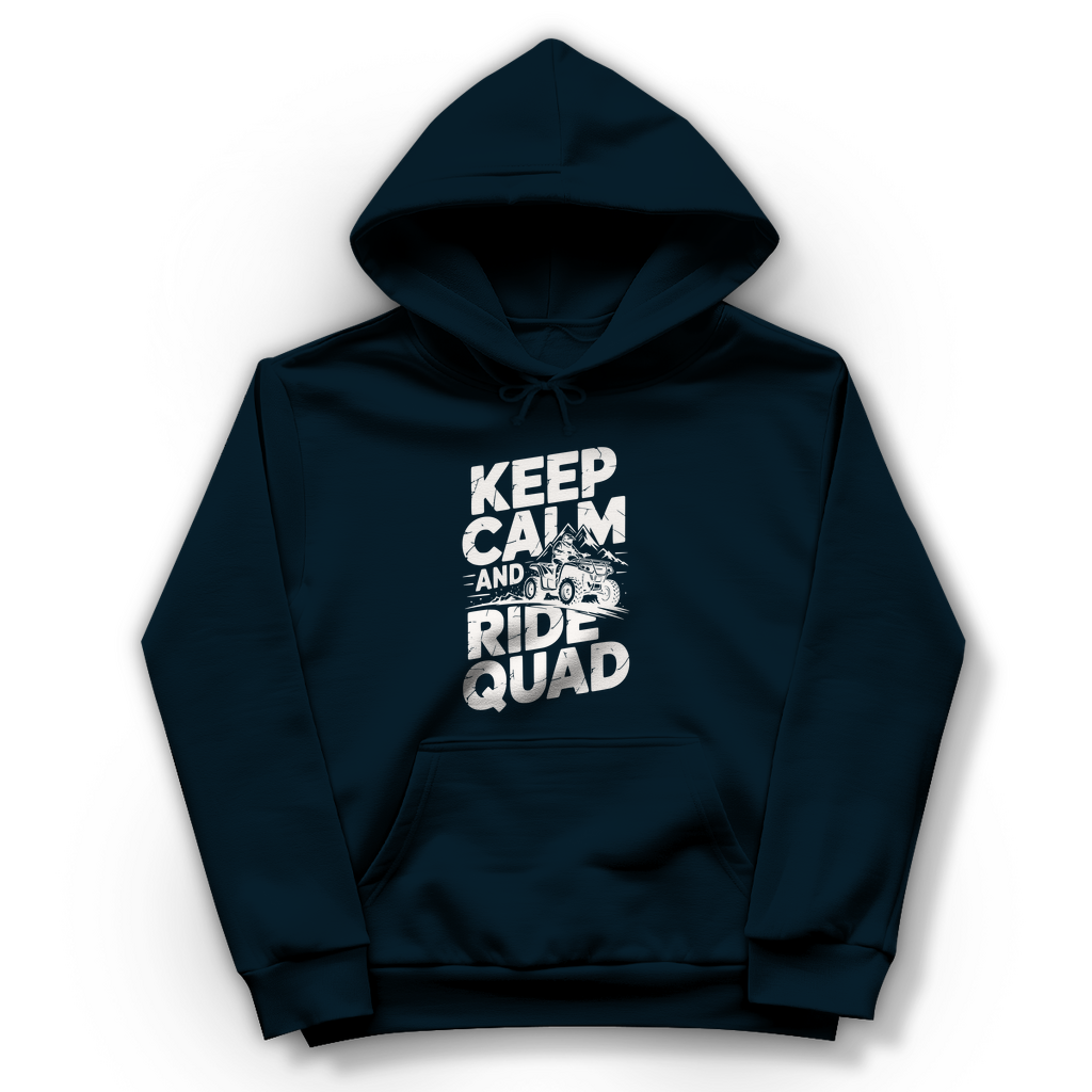 Damen Hoodie Keep calm and ride Quad