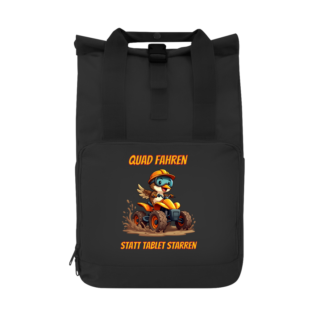 Rucksack Quad fahren statt Tablet starren