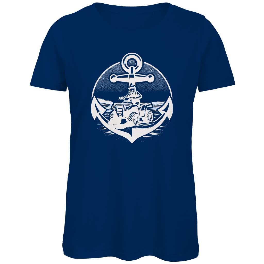 Damen Premium Bio T-Shirt Quad Anker