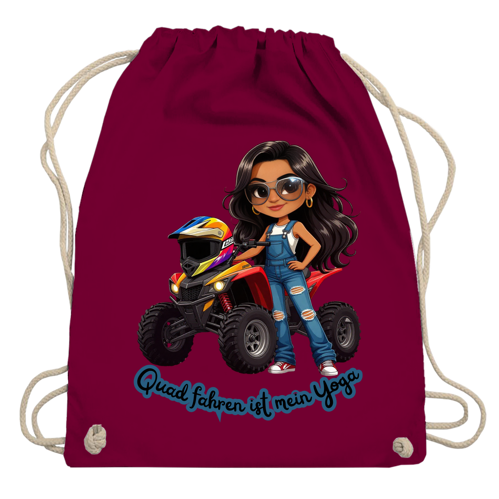 Turnbeutel Quad fahren ist mein Yoga