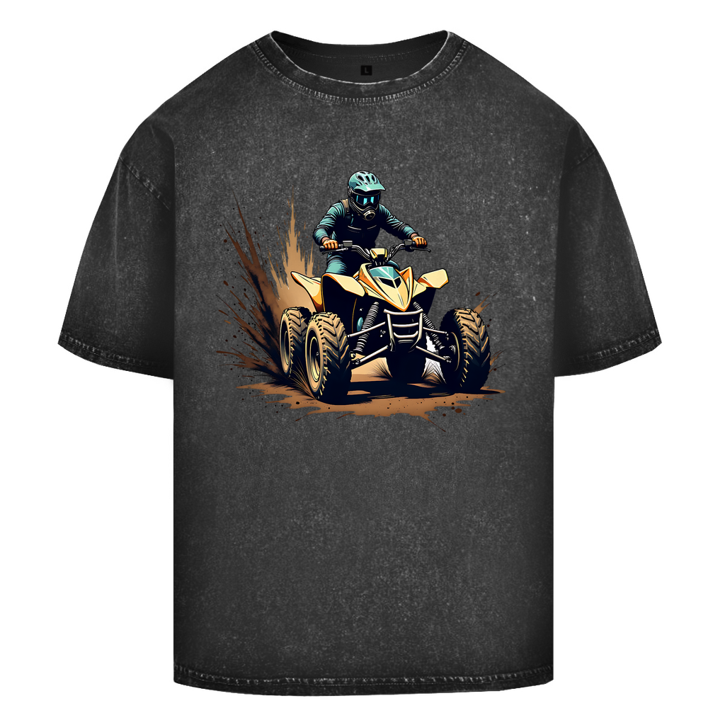 T-shirt délavé oversize Quad Offroad
