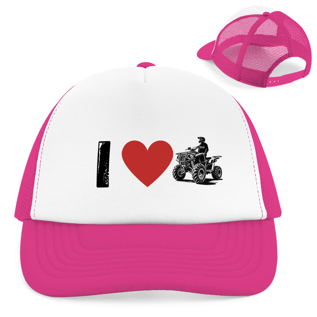 Retro Trucker Cap I Love Quad