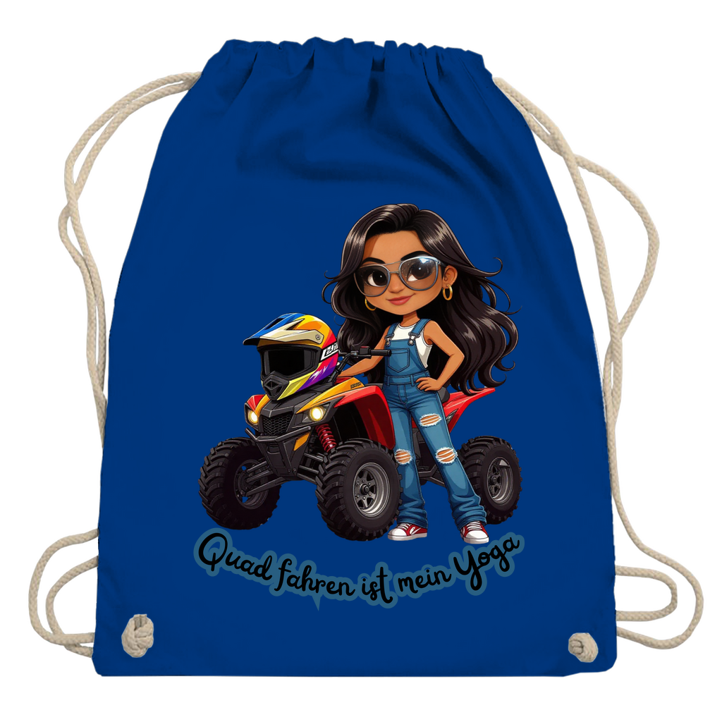 Turnbeutel Quad fahren ist mein Yoga