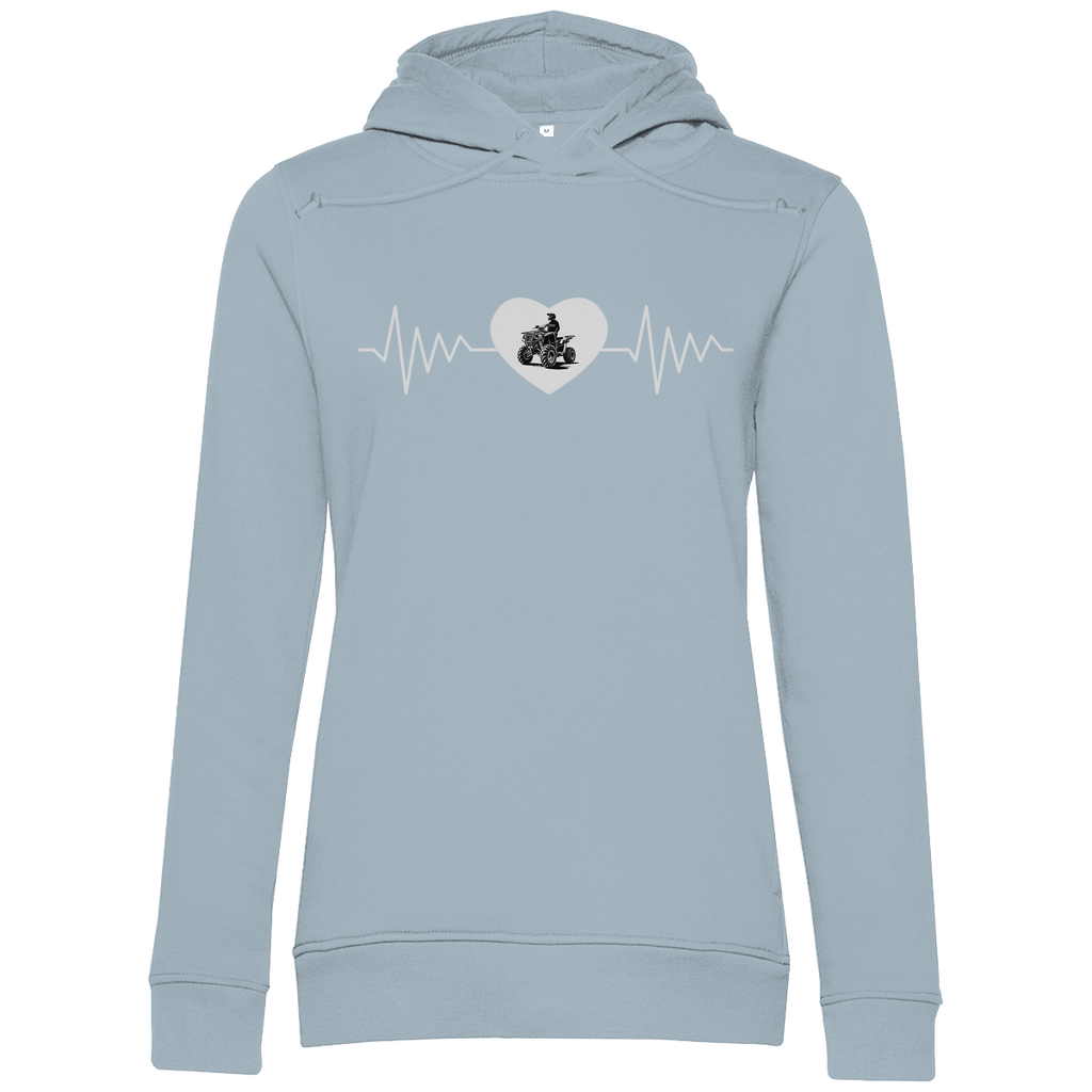 Sweat à capuche bio premium pour femme Quad Herzline