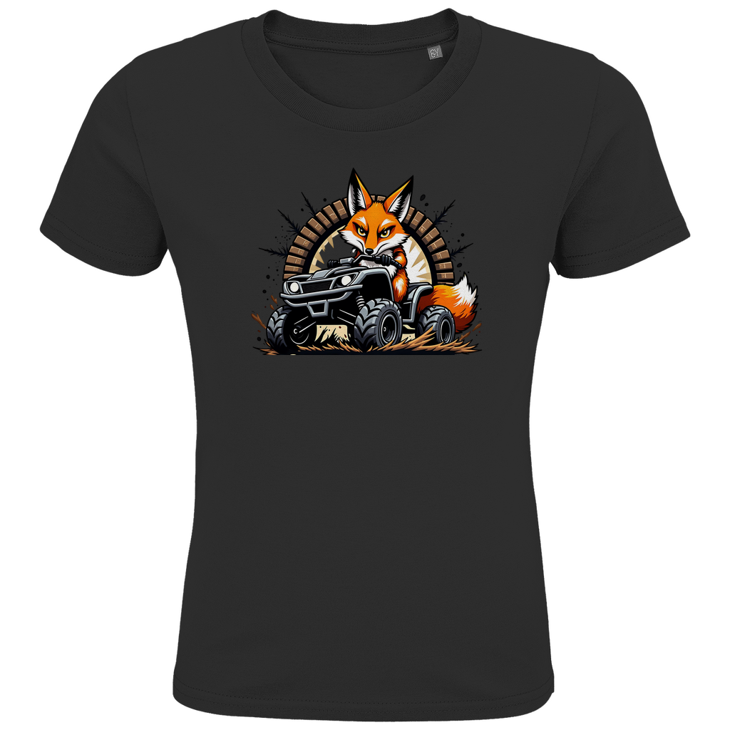 Kinder Premium Bio T-Shirt Quad OffroadFuchs