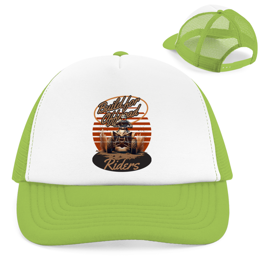 Casquette rétro Trucker Quad conçue pour les pilotes tout-terrain