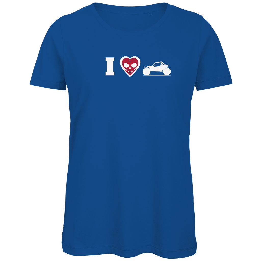 T-shirt bio premium pour femme « J'aime les poussettes »