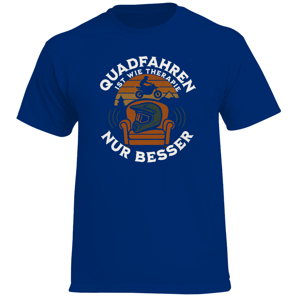 Herren Premium T-Shirt Quadfahren ist wie Therapie ,nur besser