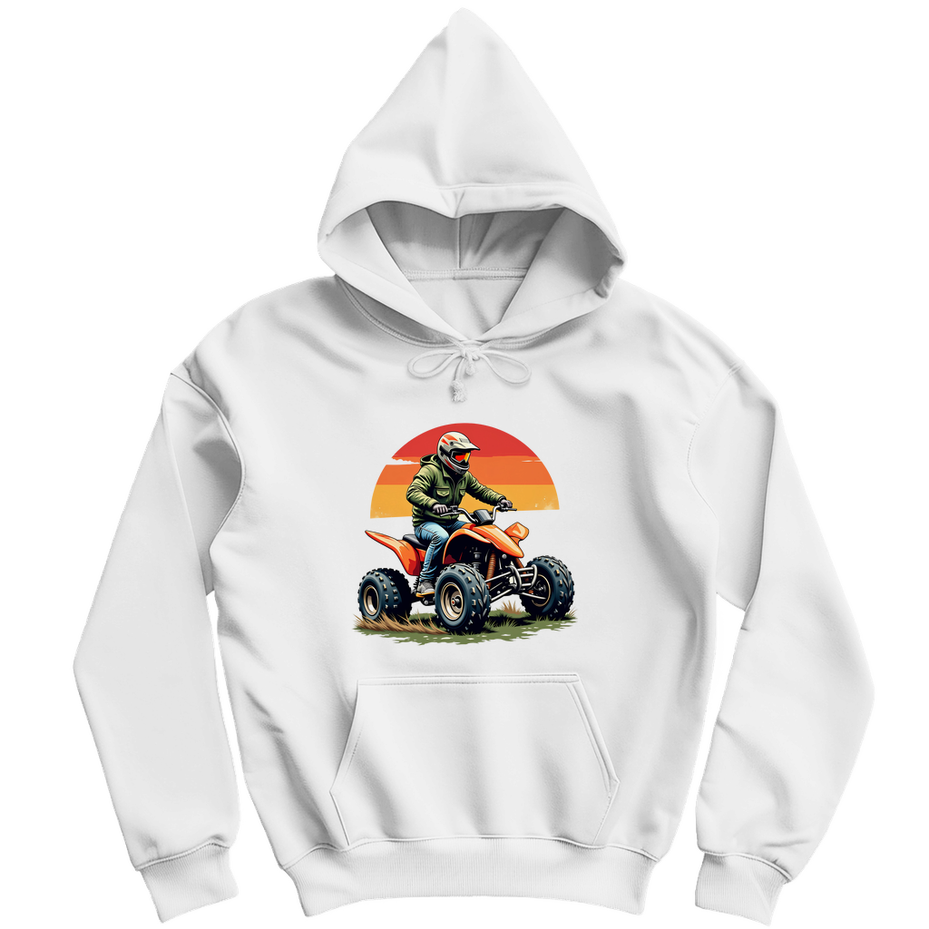 Herren Hoodie Quad Retro