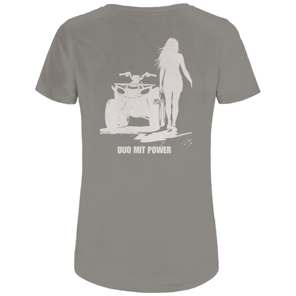 T-shirt bio premium pour femme Quad Couple Duo avec Power