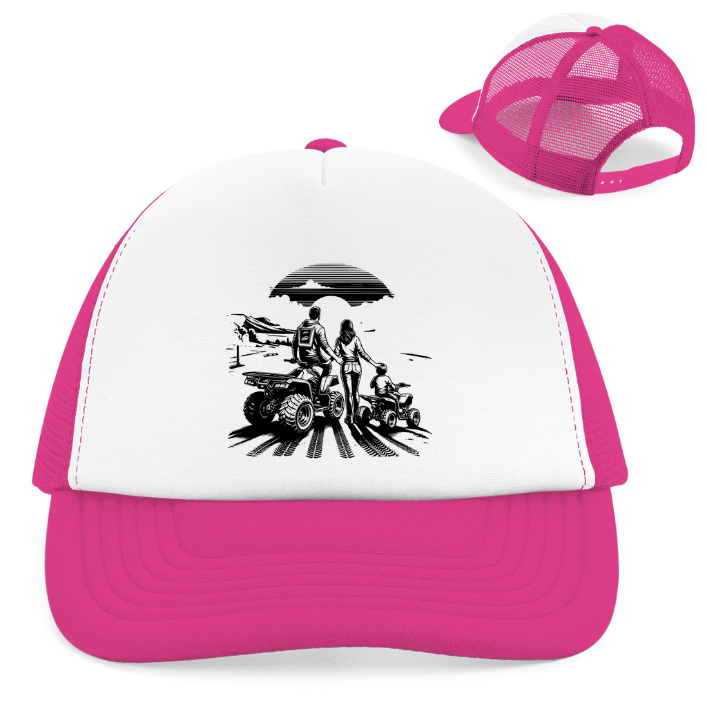 Retro Trucker Cap Quad Familie