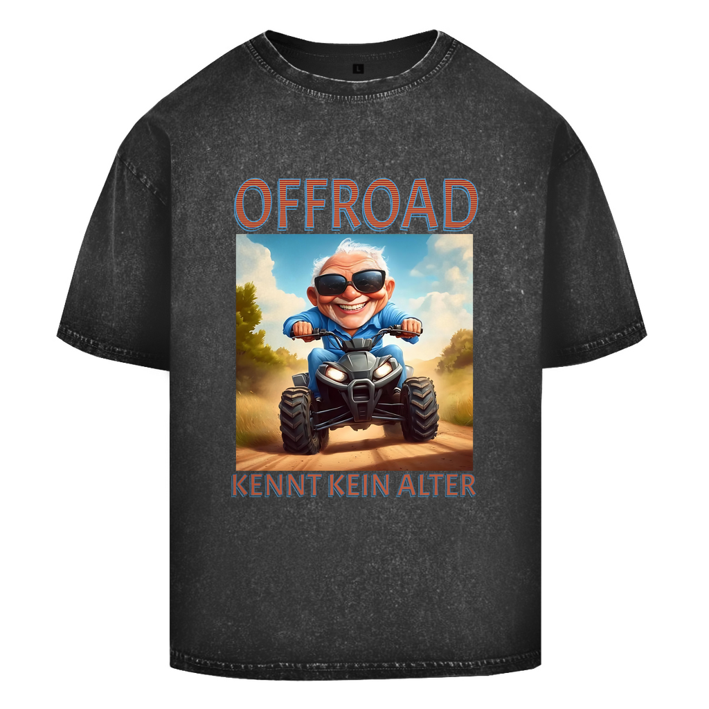 Oversize Washed T-Shirt Quad Offroad kennt kein Alter