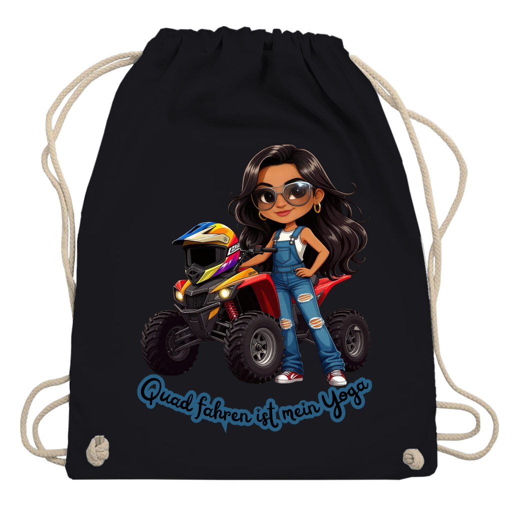 Turnbeutel Quad fahren ist mein Yoga
