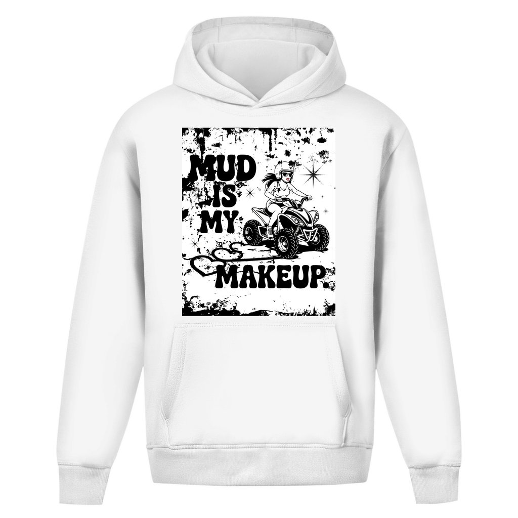 Oversize Hoodie Ohne Kordel Quad Mud is my Makeup
