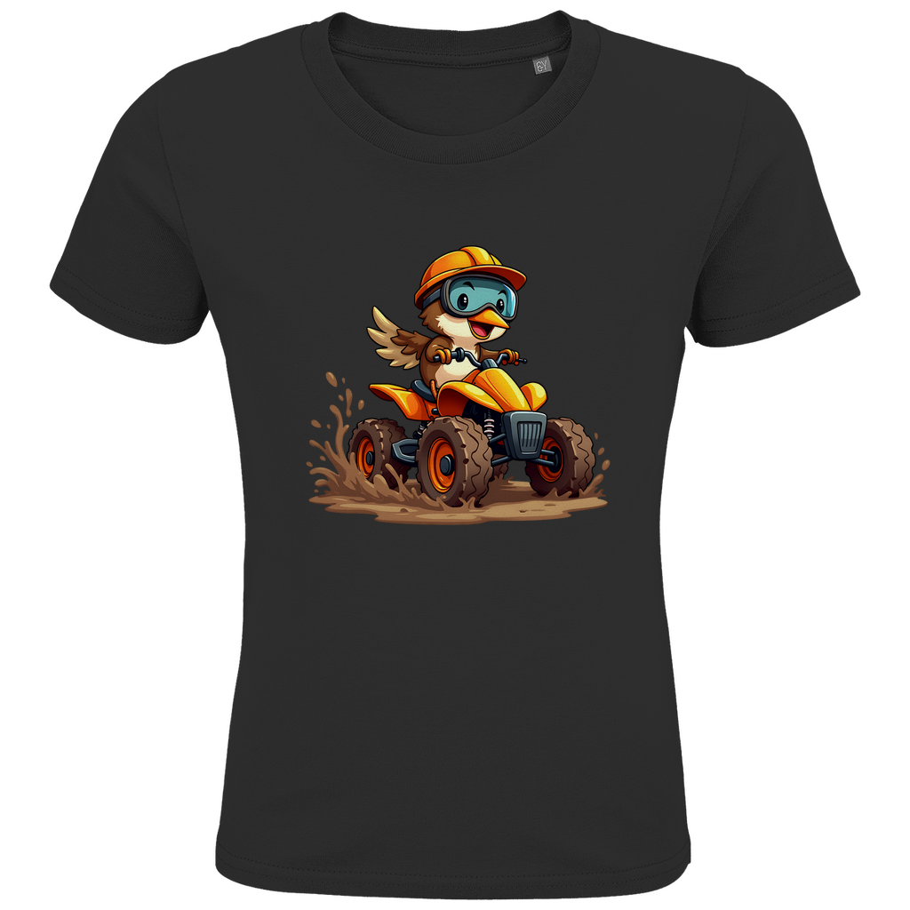 Kinder Premium Bio T-Shirt Quad Spatz