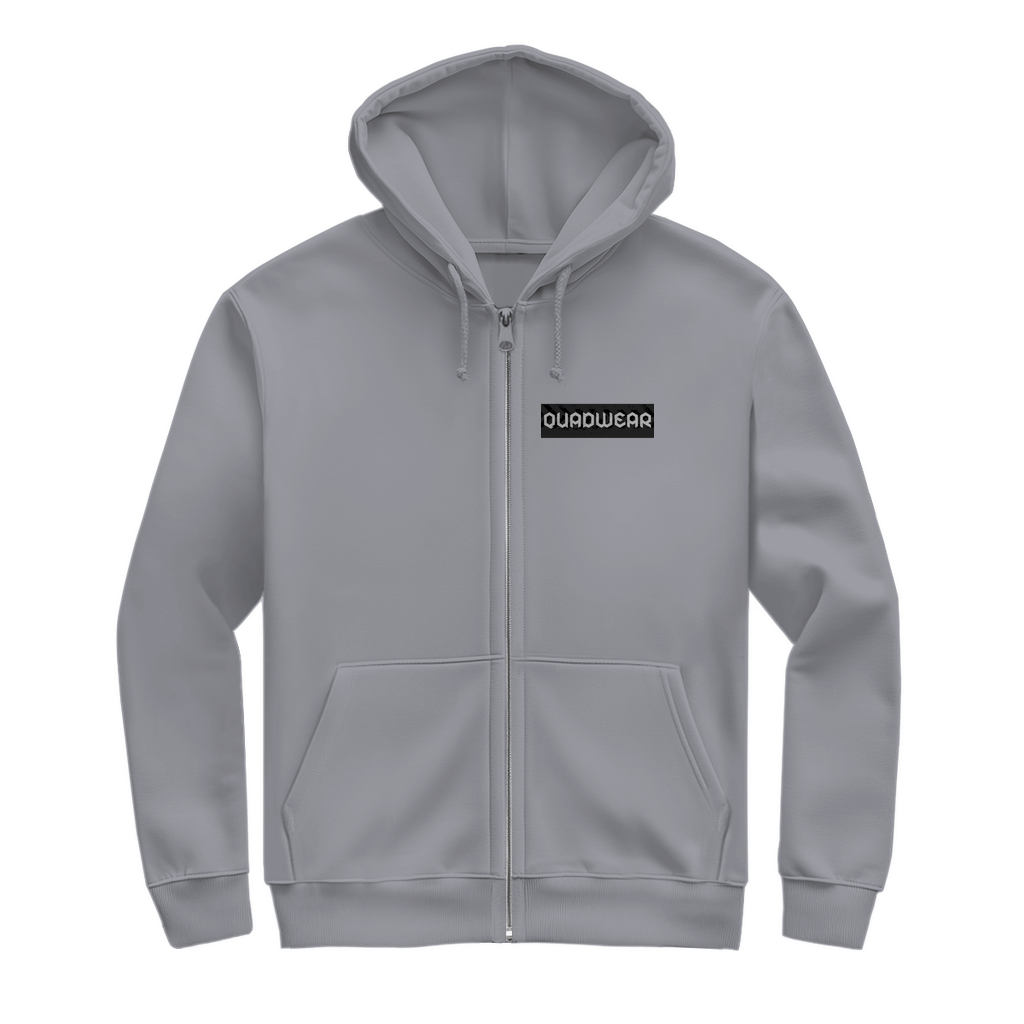 Unisex Zipper Hoodie Quad Blutgruppe ATV Positiv