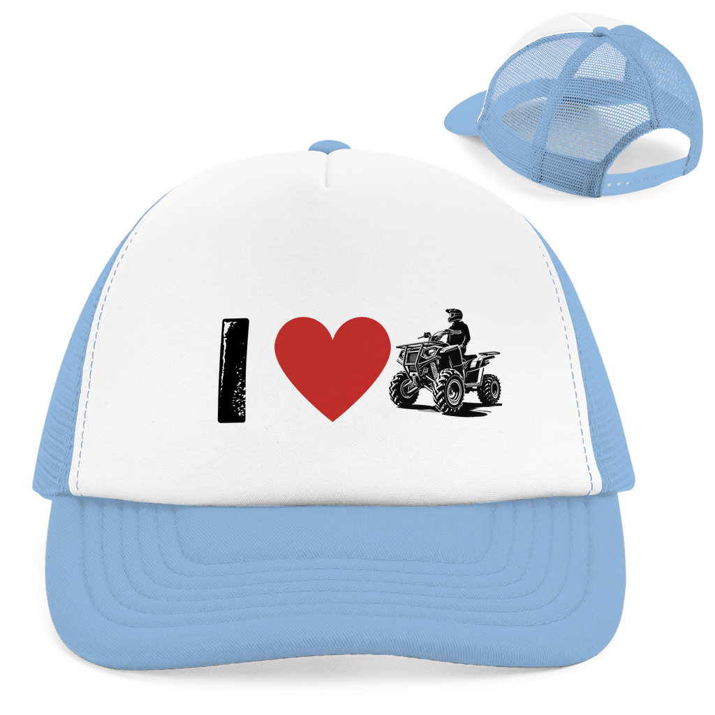 Retro Trucker Cap I Love Quad