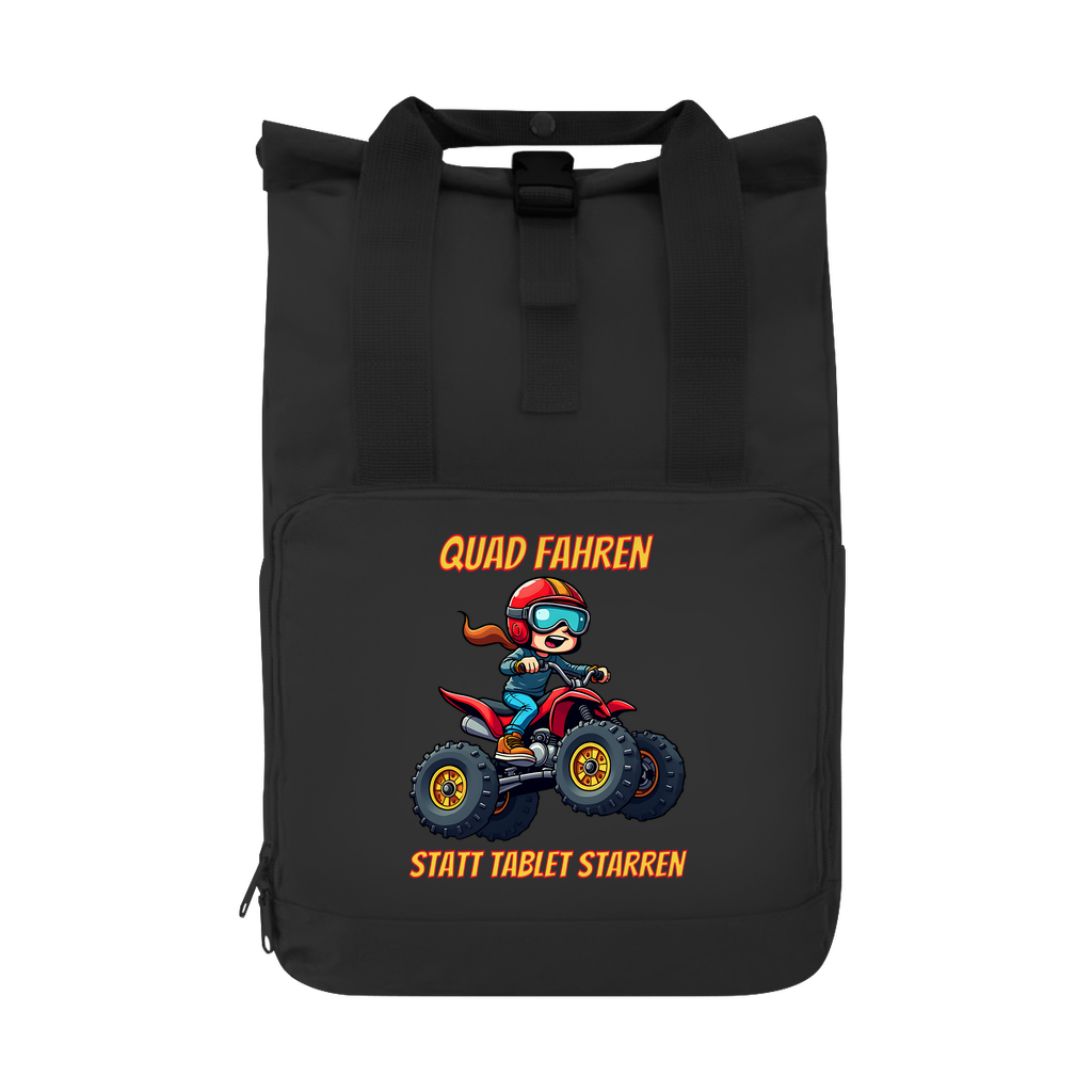 Rucksack Quad fahren statt Tablet starren
