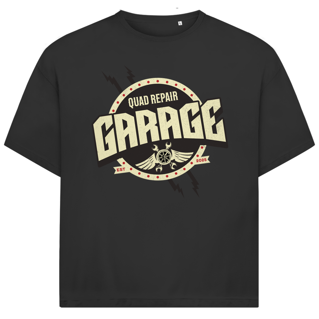 Unisex Jack and Jones Oversize T-Shirt Quad Garage