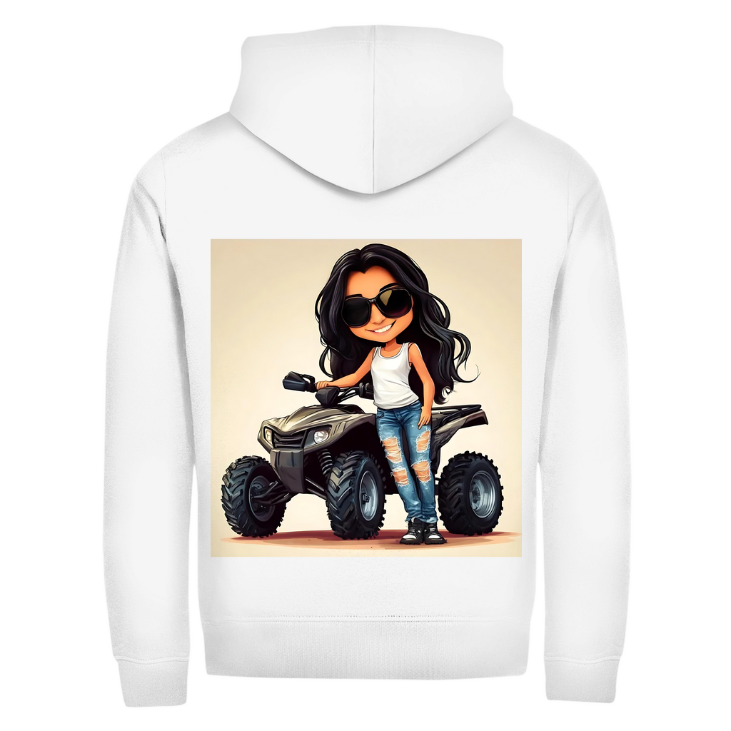 Unisex Zipper Hoodie QuadLady