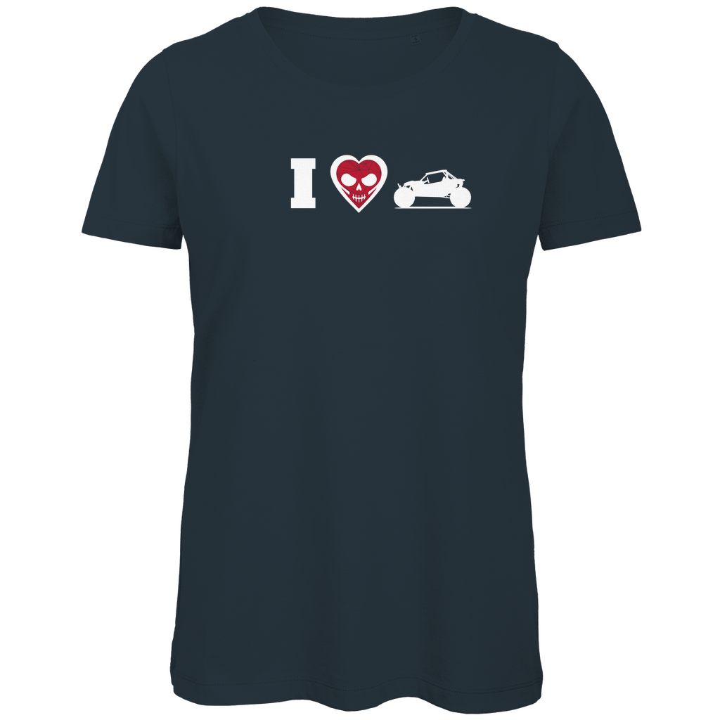 T-shirt bio premium pour femme « J'aime les poussettes »