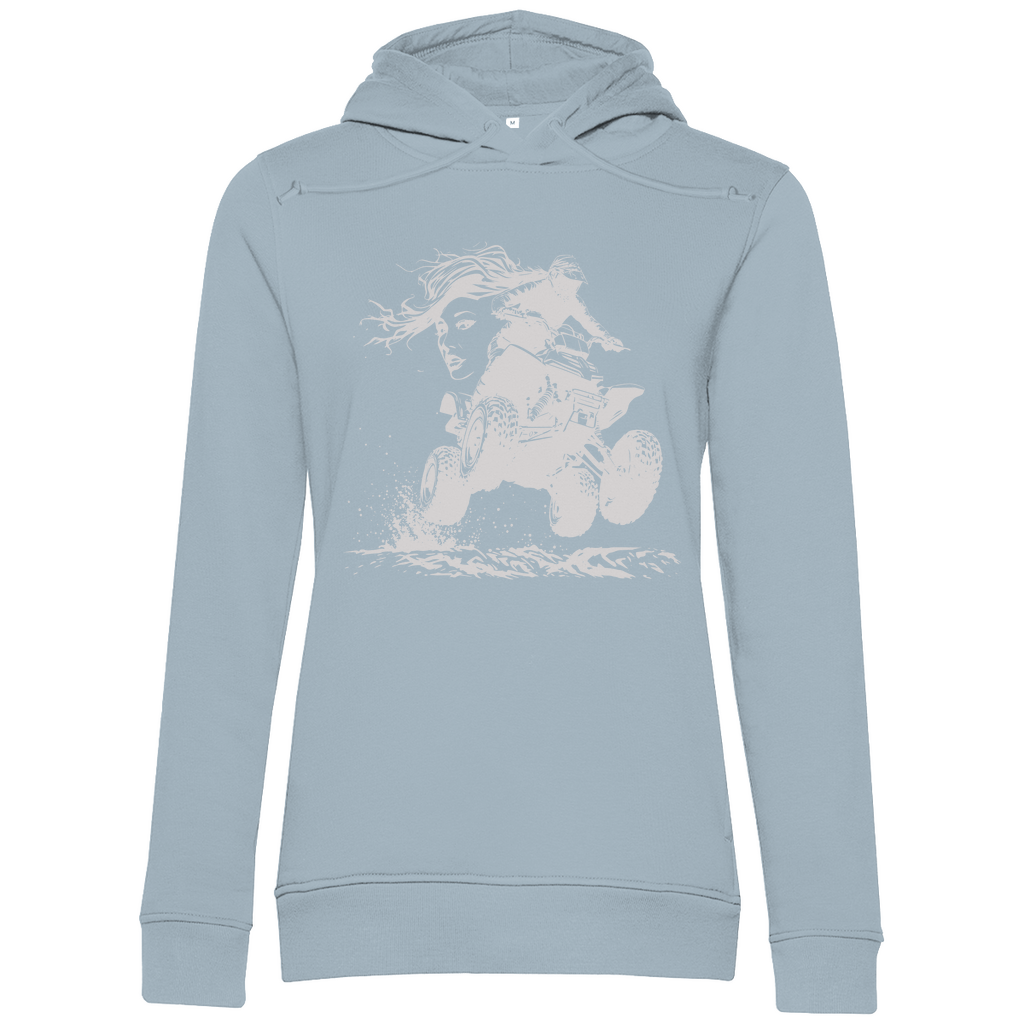 Sweat à capuche bio premium pour femme Quad FunLady