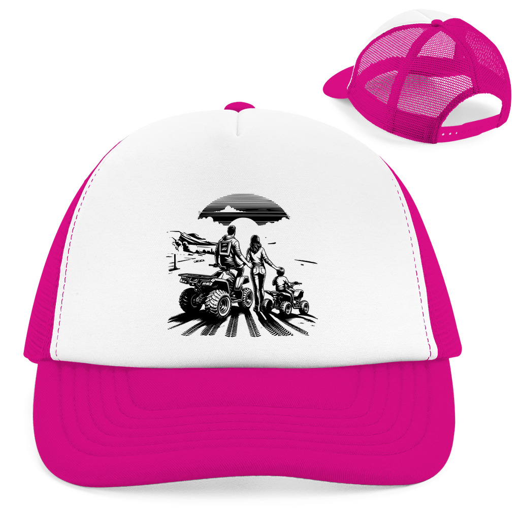 Retro Trucker Cap Quad Familie