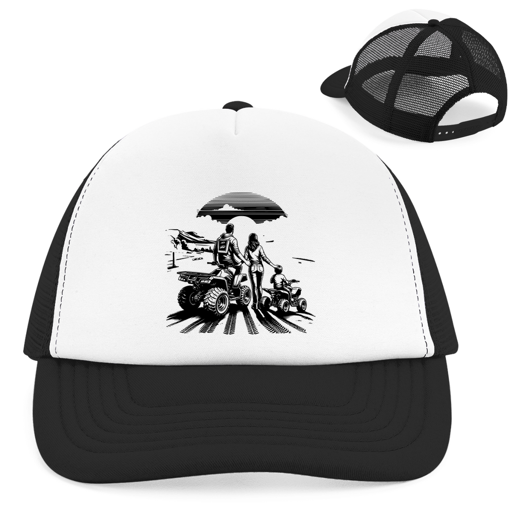 Retro Trucker Cap Quad Familie