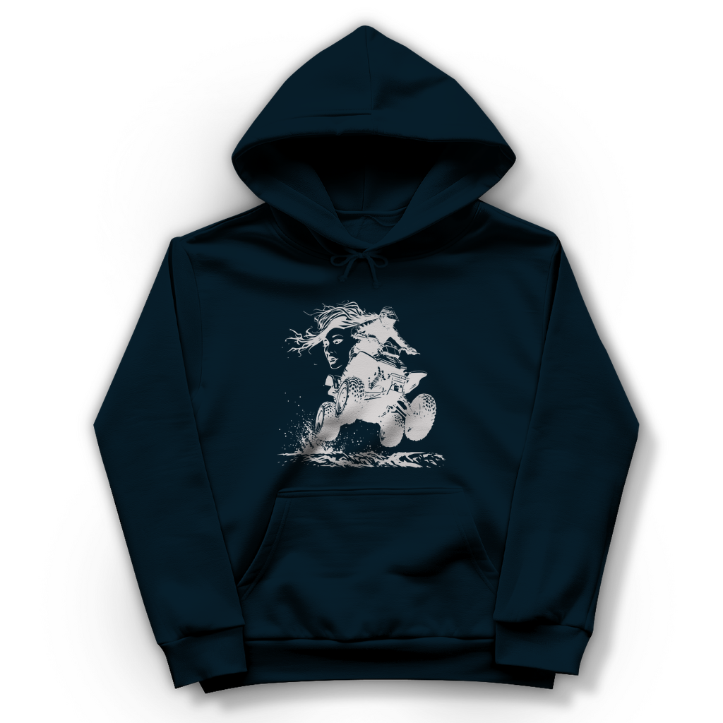 Damen Hoodie Quad FunLady