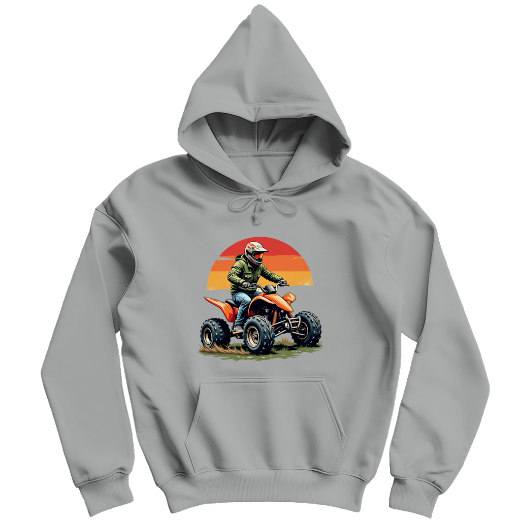Herren Hoodie Quad Retro