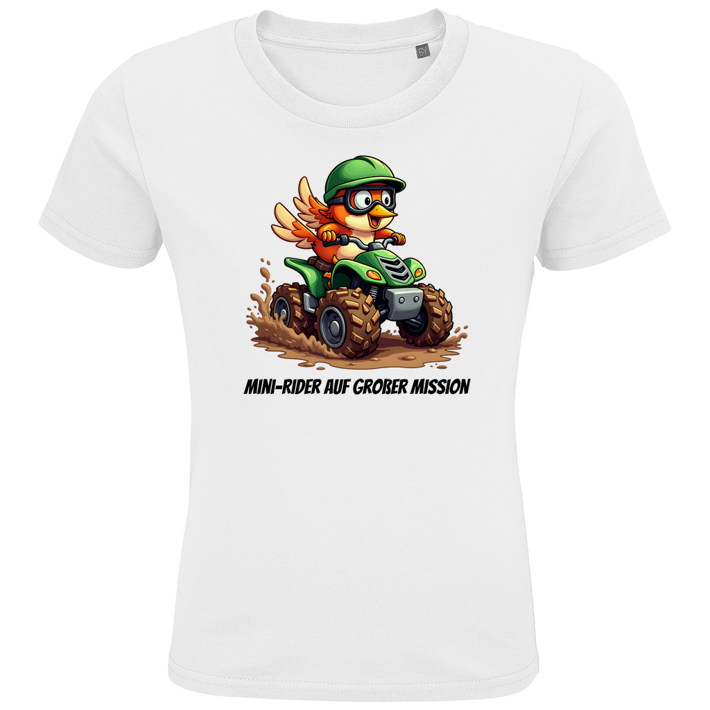 T-shirt bio premium pour enfant Quad Mini Rider