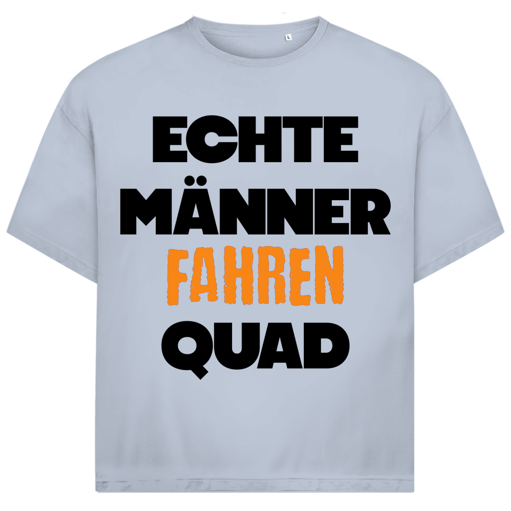 Unisex Jack and Jones Oversize T-Shirt Echte Männer fahren Quad