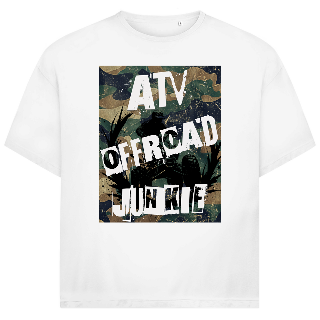 Unisex Jack and Jones Oversize T-Shirt Atv Offroad Junkie
