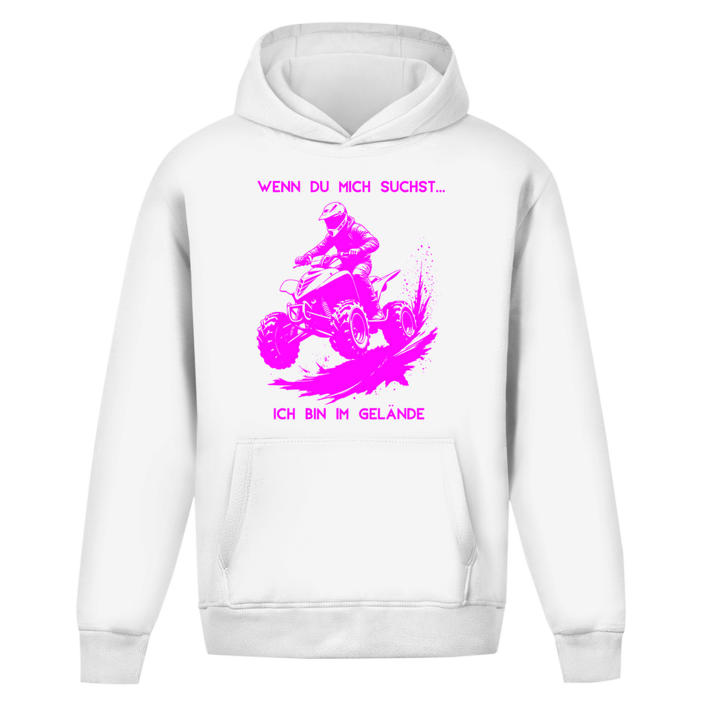 Oversize Hoodie Without Cord Quad Offroad