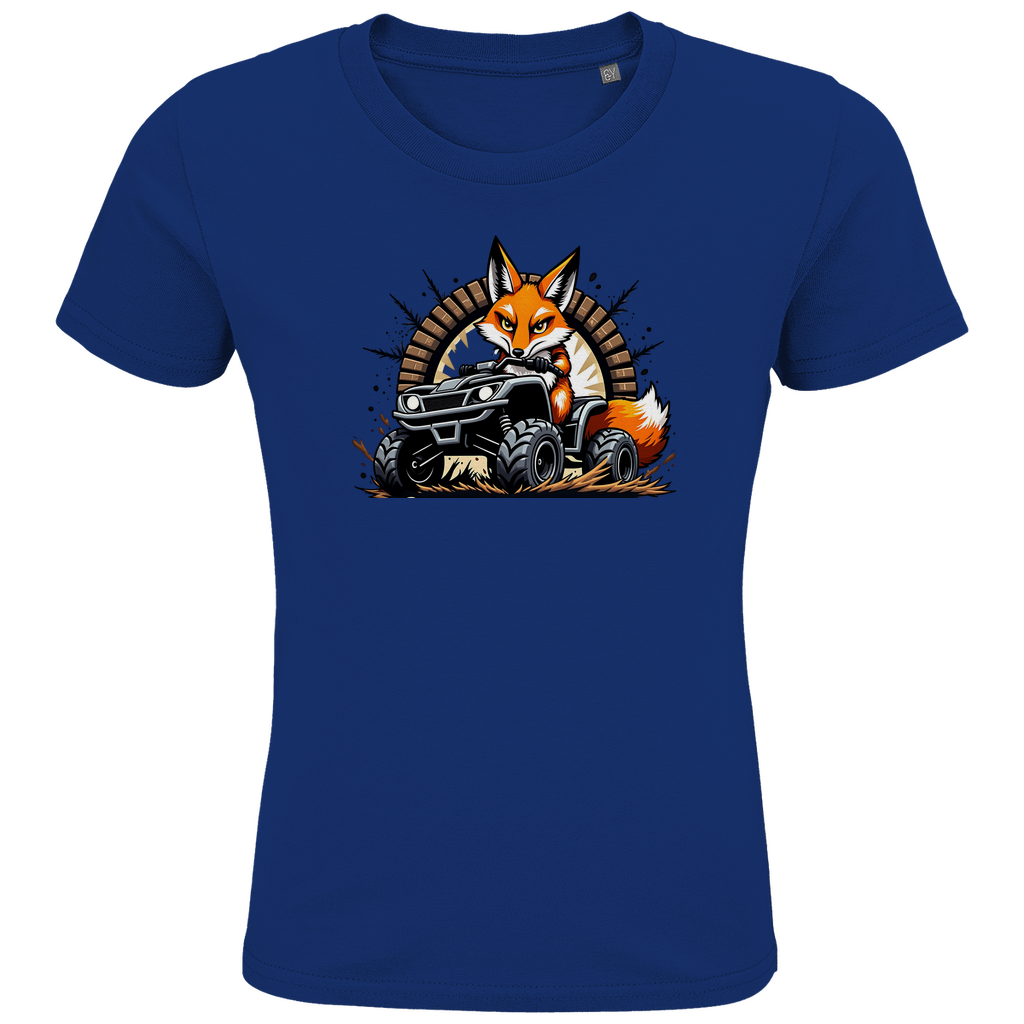 Kinder Premium Bio T-Shirt Quad OffroadFuchs