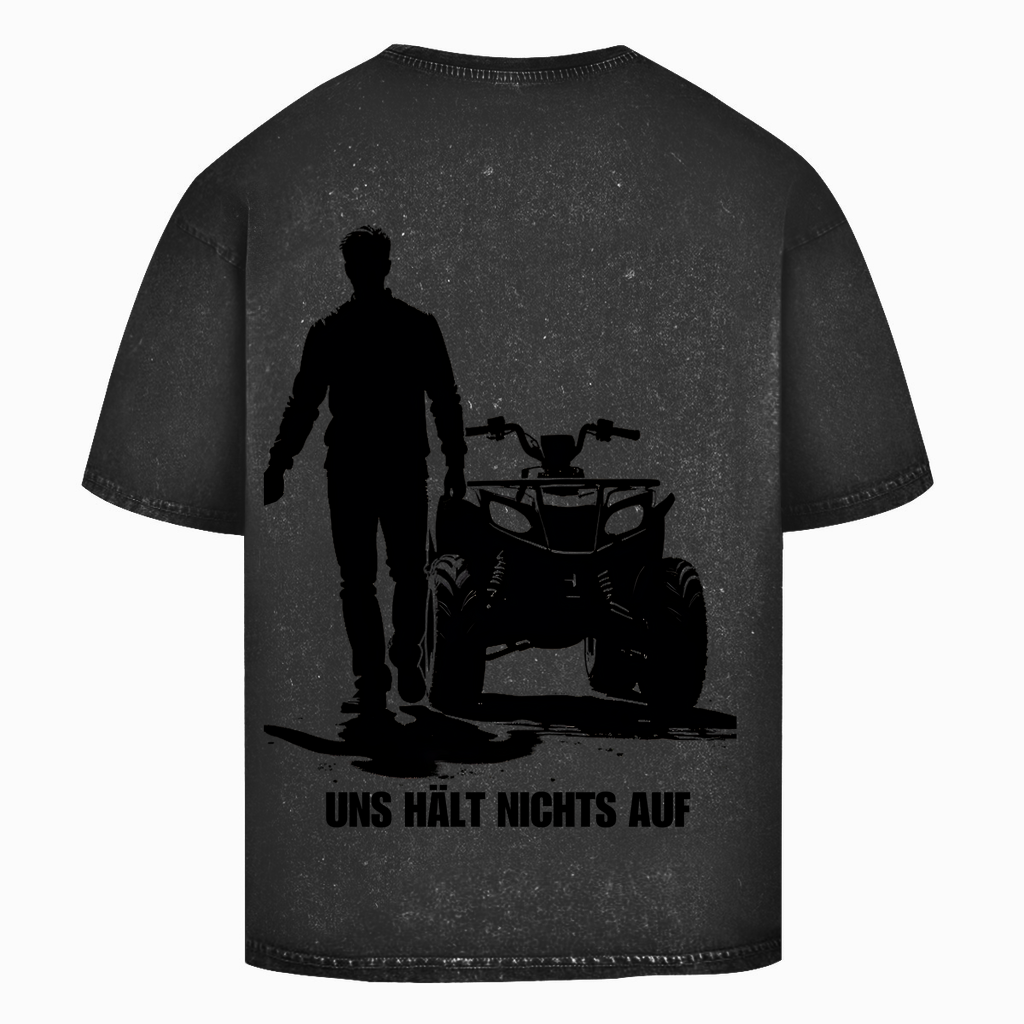 Oversize Washed T-Shirt Quad-Paar Uns hält nichts auf