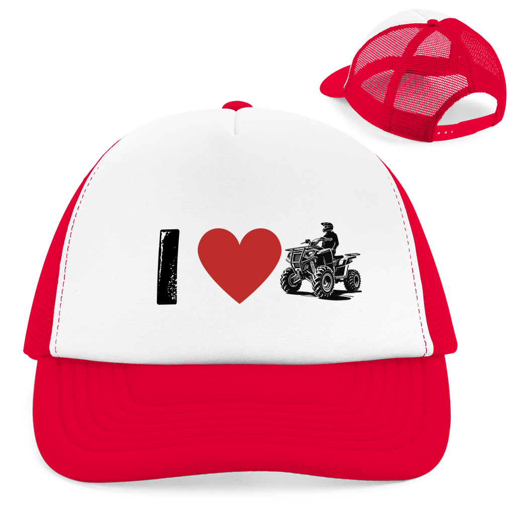 Retro Trucker Cap I Love Quad