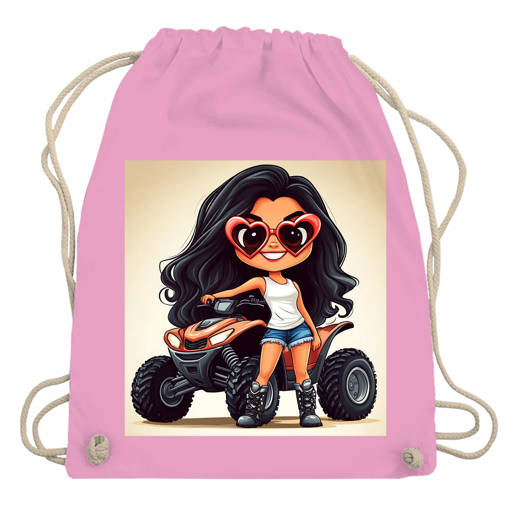 Turnbeutel Quad Herzbrille