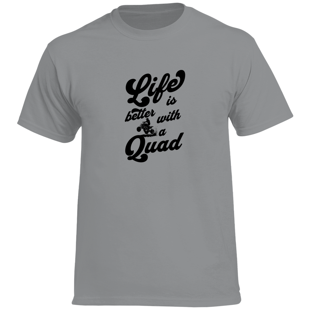 Herren Premium T-Shirt Life is better with a Quad