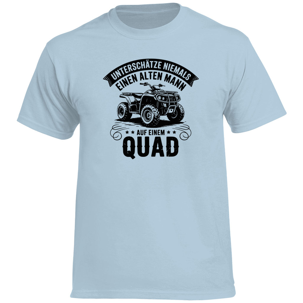 Herren Premium T-Shirt Unterschätze niemals einen alten Mann auf einem Quad