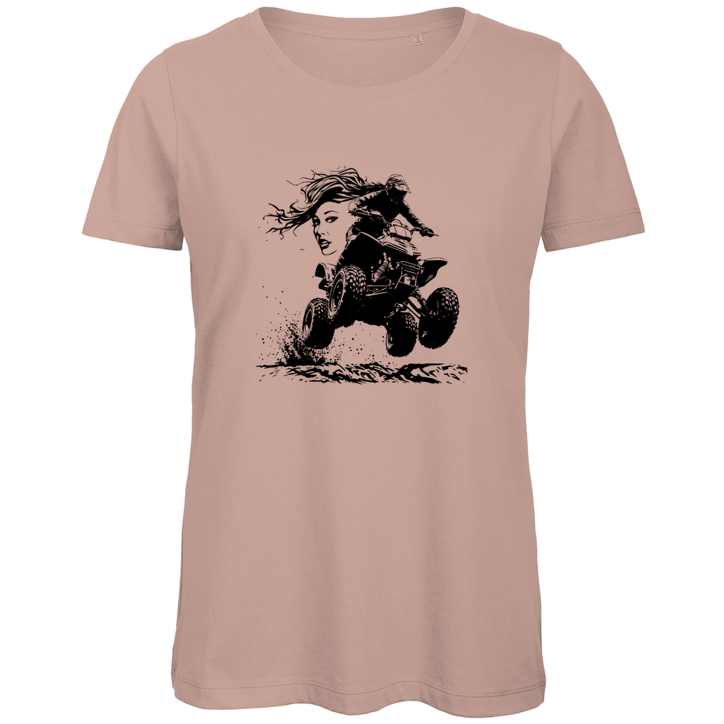 Damen Premium Bio T-Shirt Quad FunLady