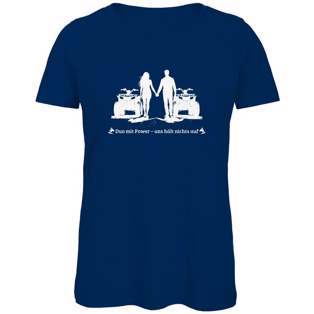 T-shirt bio premium pour femme Quad Duo avec Power