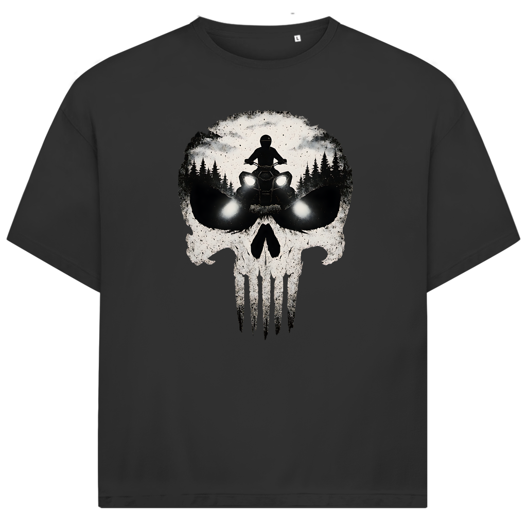 Unisex Jack and Jones Oversize T-Shirt Quad Skull