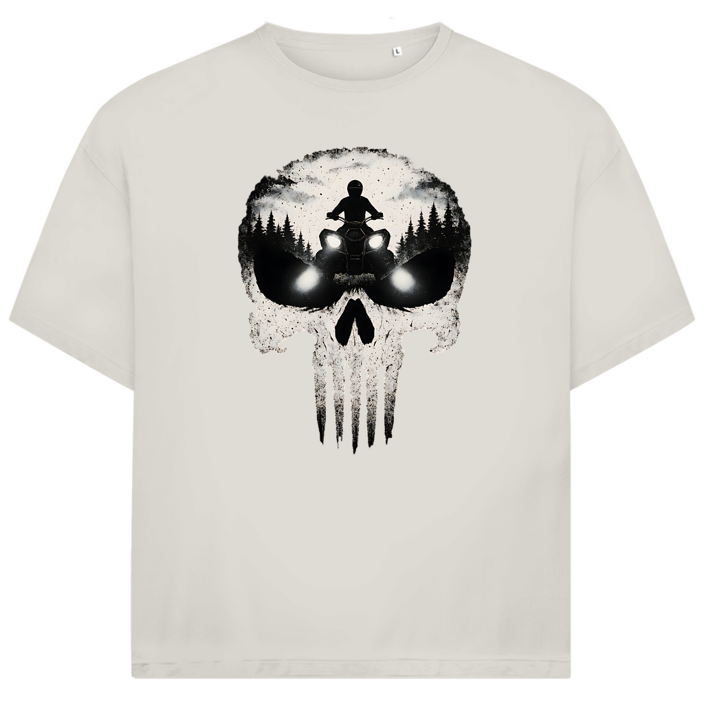 Unisex Jack and Jones Oversize T-Shirt Quad Skull