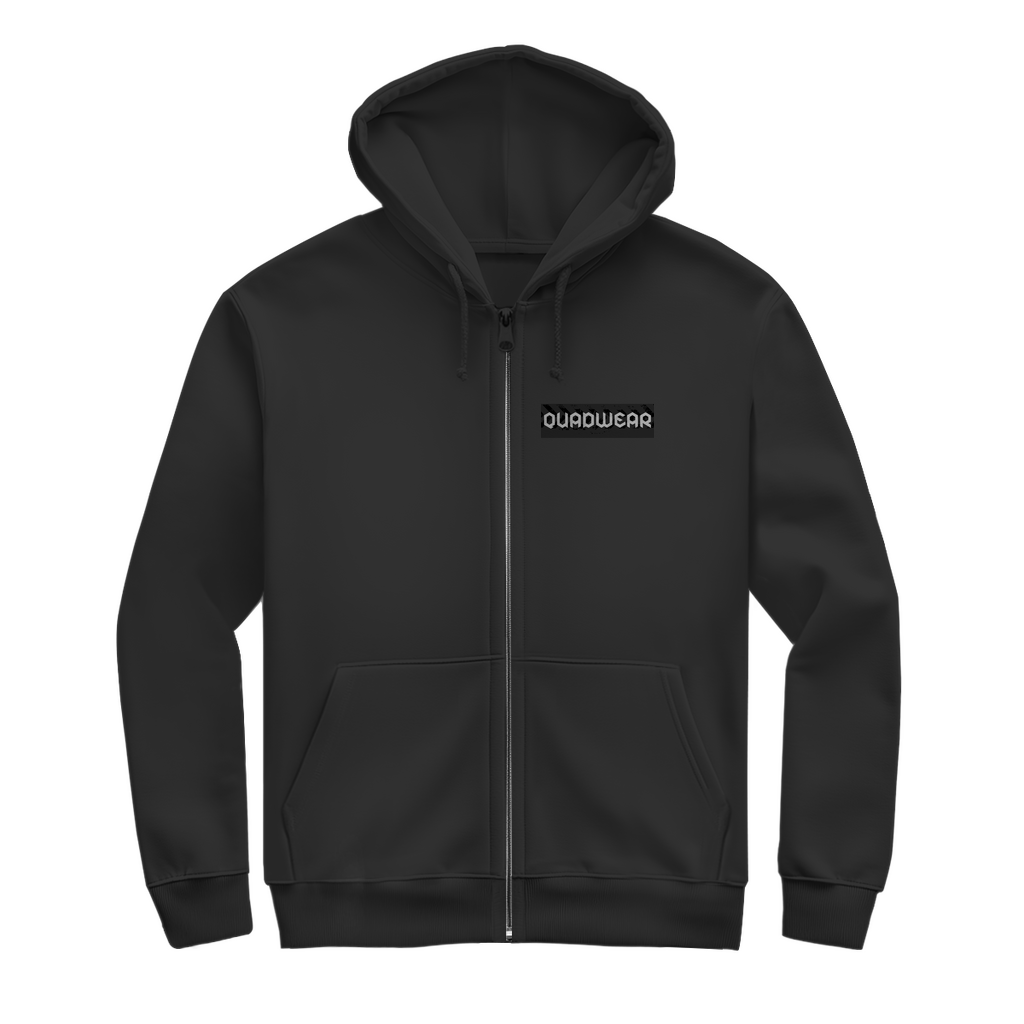 Unisex Zipper Hoodie Quad Blutgruppe ATV Positiv