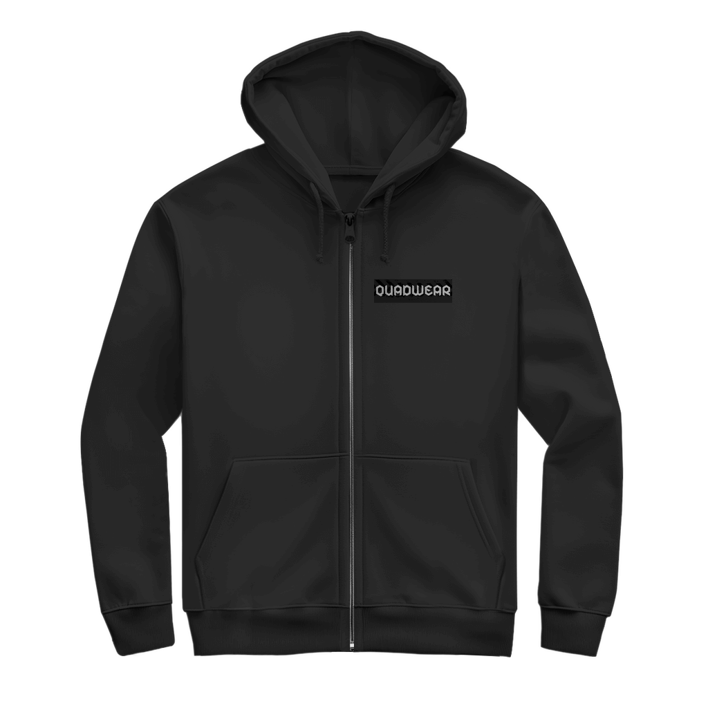 Unisex Zipper Hoodie Quad Blutgruppe ATV Positiv