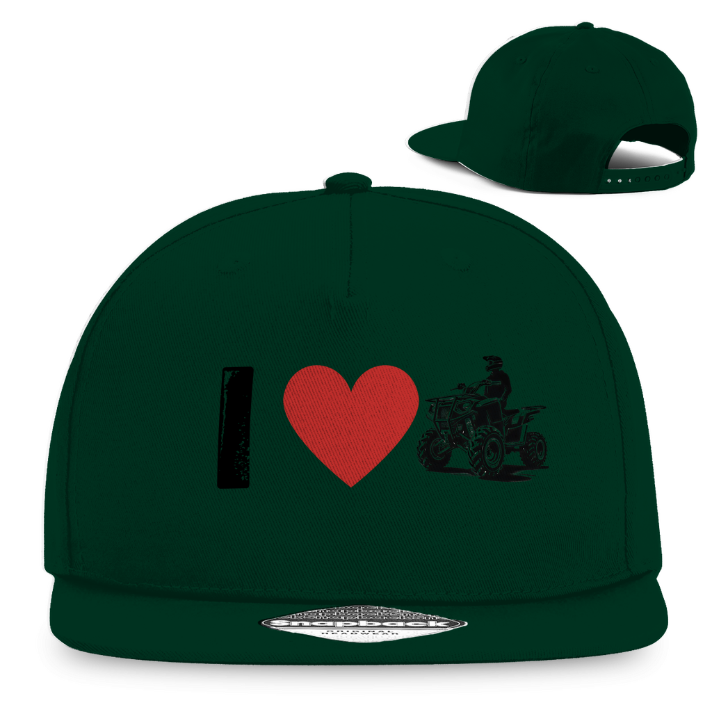 Snapback Rapper Cap I Love Quad