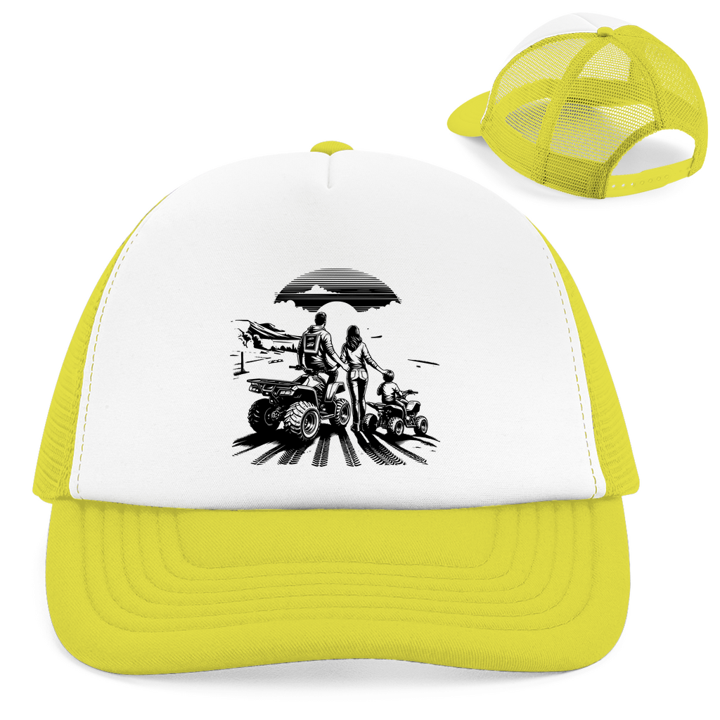 Retro Trucker Cap Quad Familie